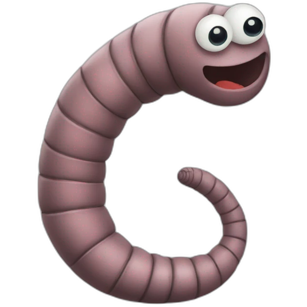 worm emoji
