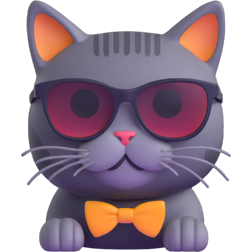 cat wearing sunglasses emoji