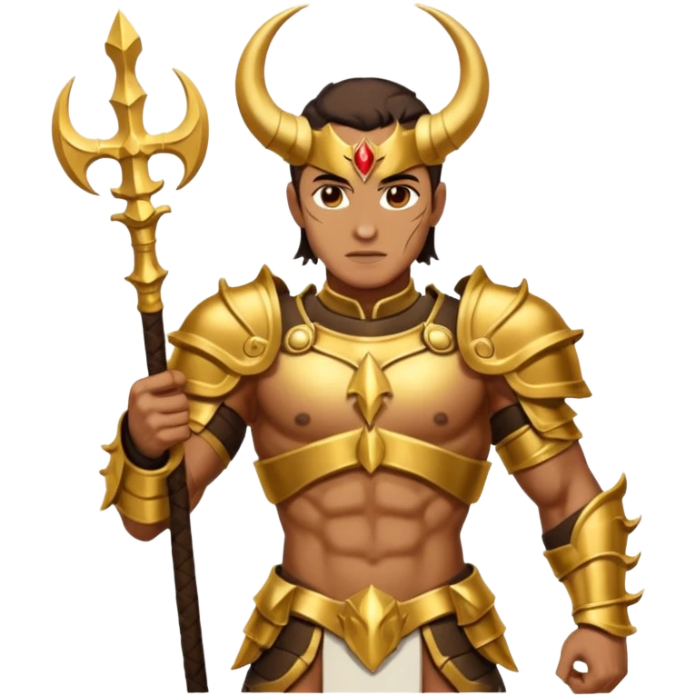 Arcangel san miguel, pisando un demonio emoji