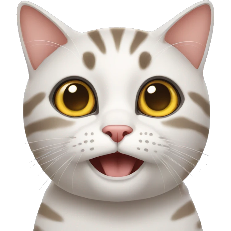 surprised cat emoji