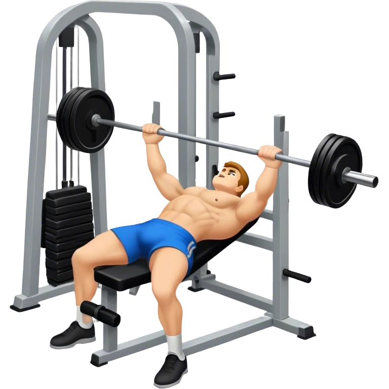 close-grip flat-benchpress emoji
