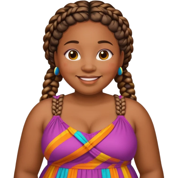 fat blackwoman emoji