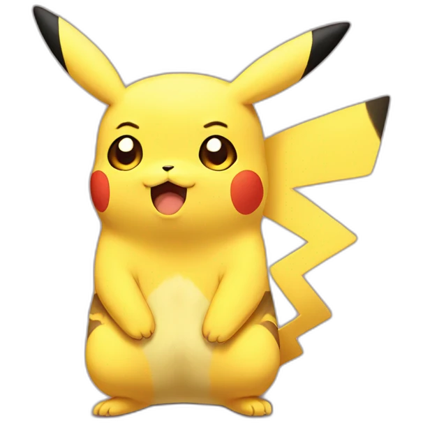 Pikachu sad emoji
