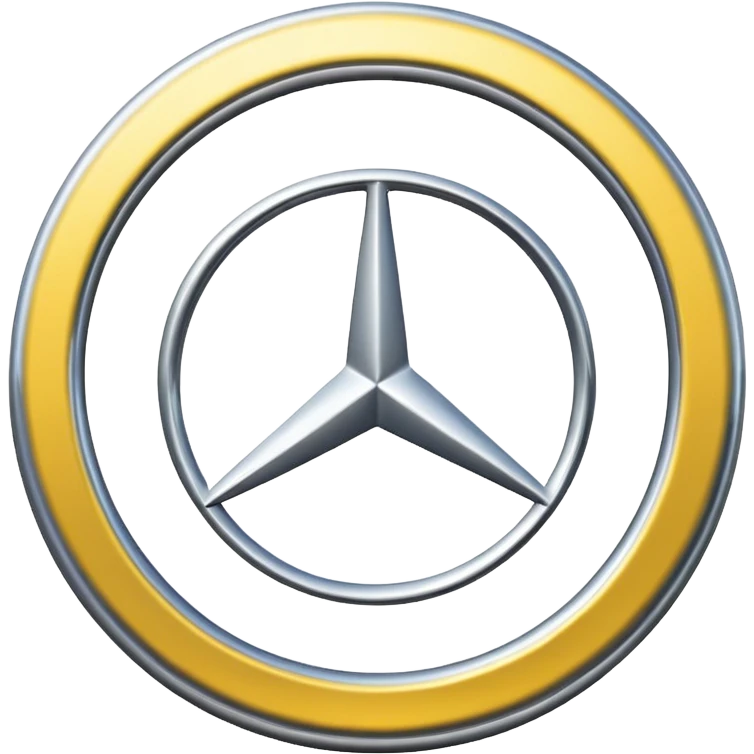 Mercedes Benz logo emoji