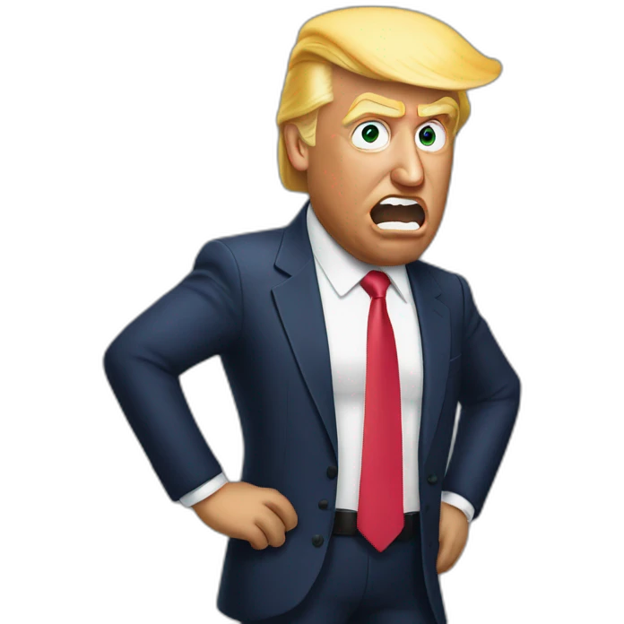Donald Trump embarrassing emoji