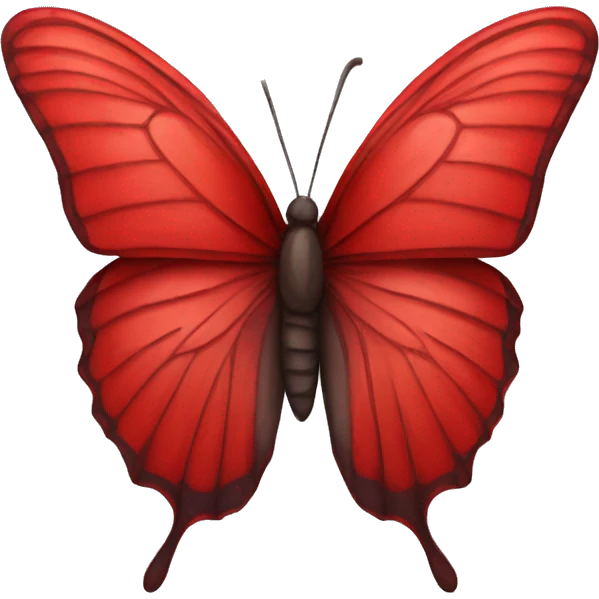 Red butterfly emoji