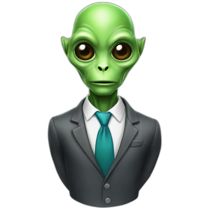 Alien realtor  emoji