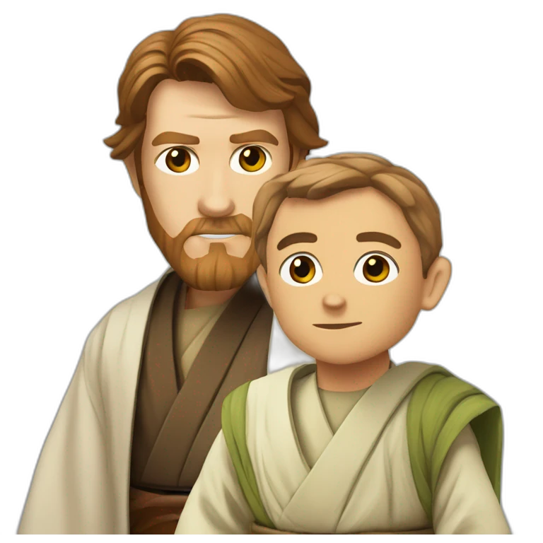 Obi wan kenobi and yoda emoji