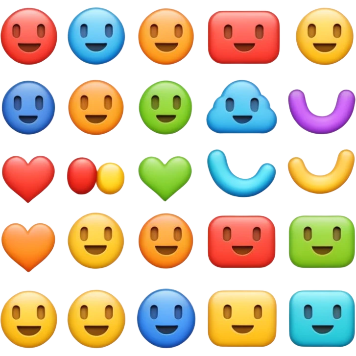 Whimsical fonts emoji