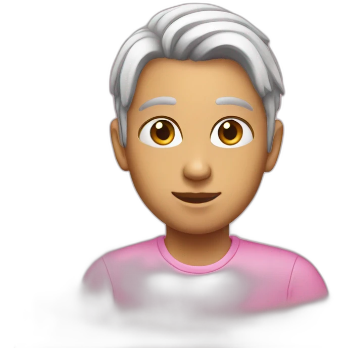 Pink emoji