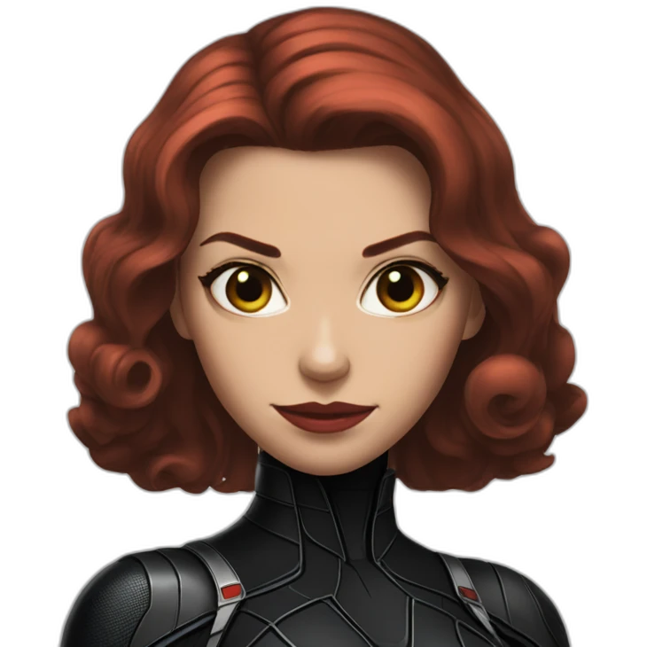 black widow avengers emoji