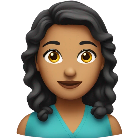 A big but latina emoji