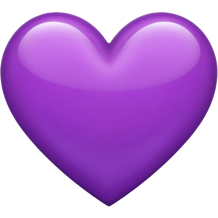 vivid purple heart emoji