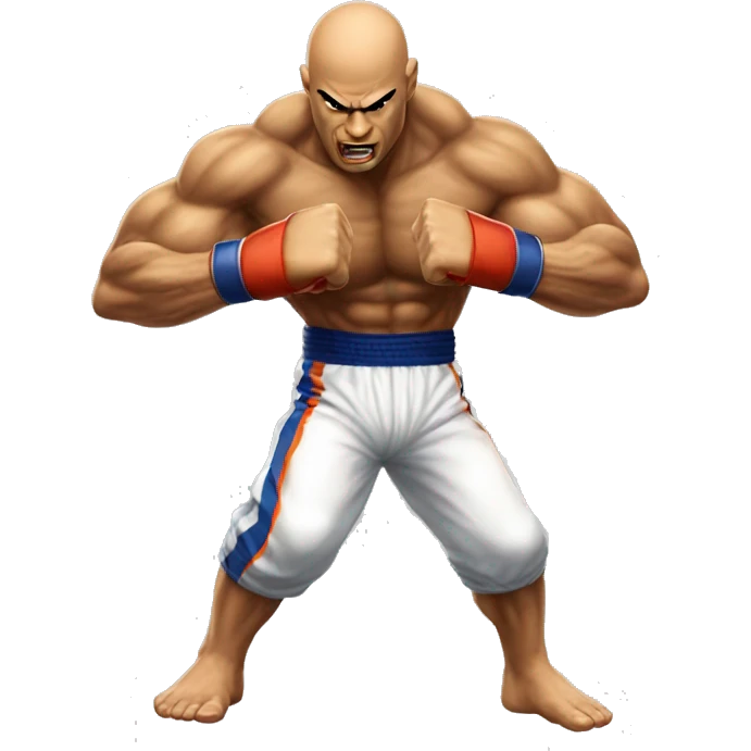 sagat street uppercut emoji