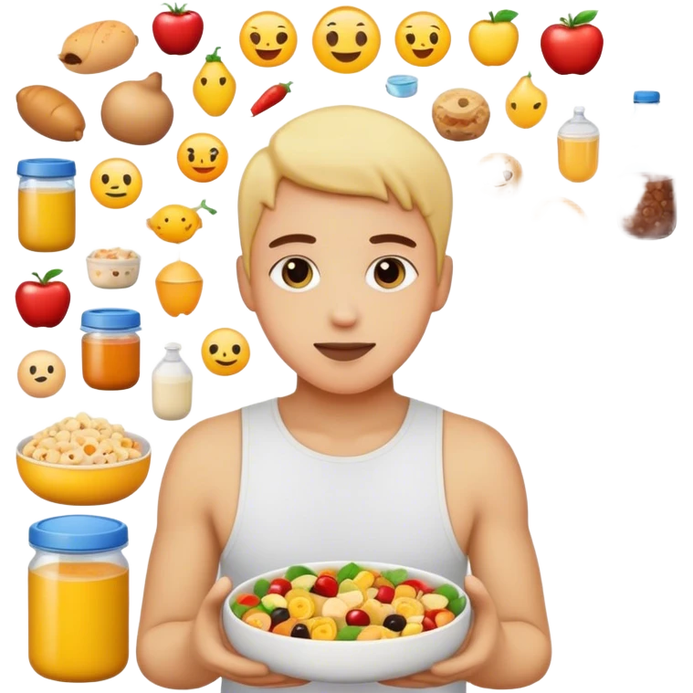 necesito crear un emoji sobre insumos viandas y a emoji