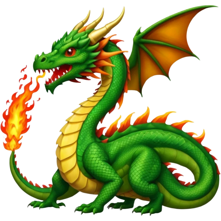 Three head dragon with one tail emoji