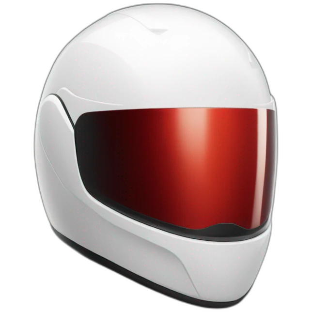 The Stig con casco rojo emoji