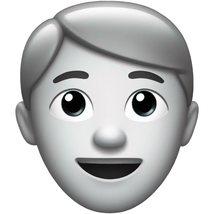 Black AmBully with small spot on his chin emoji