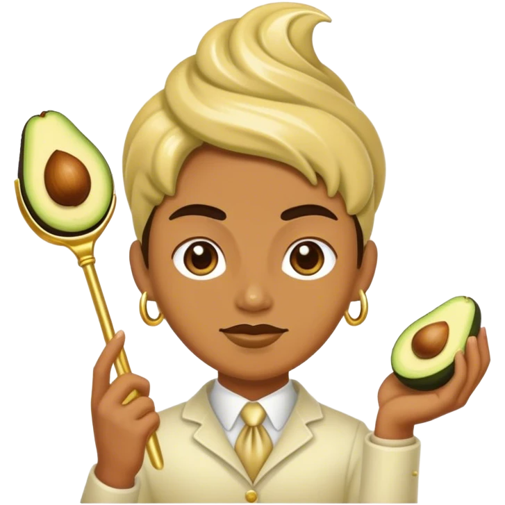 Avocado whip golde  emoji