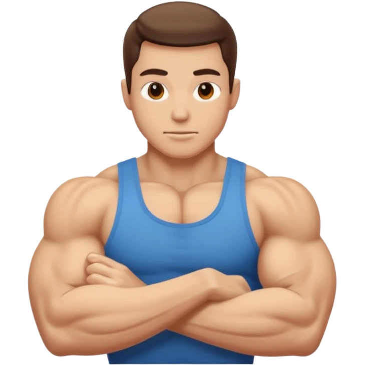 it is biceps, show triceps emoji