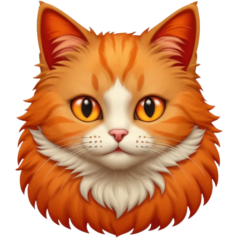 cat with red necklaced half body emoji