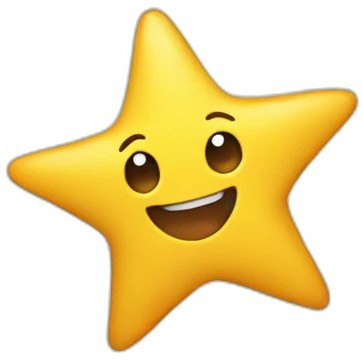 Happy star emoji