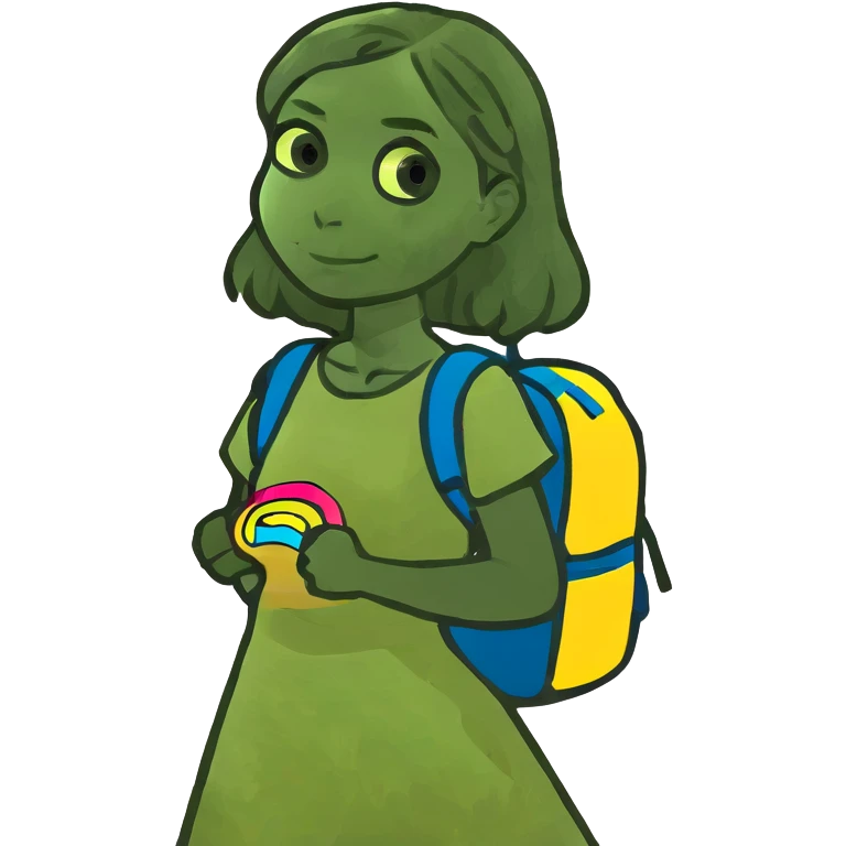 A girl walking  emoji