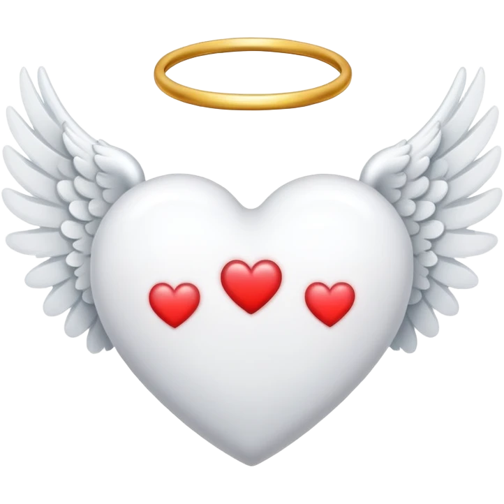 heart with angel wings emoji