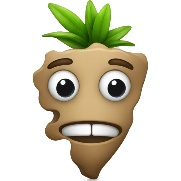 plants with face emoji