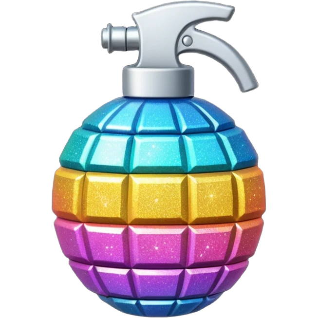glitter grenade emoji