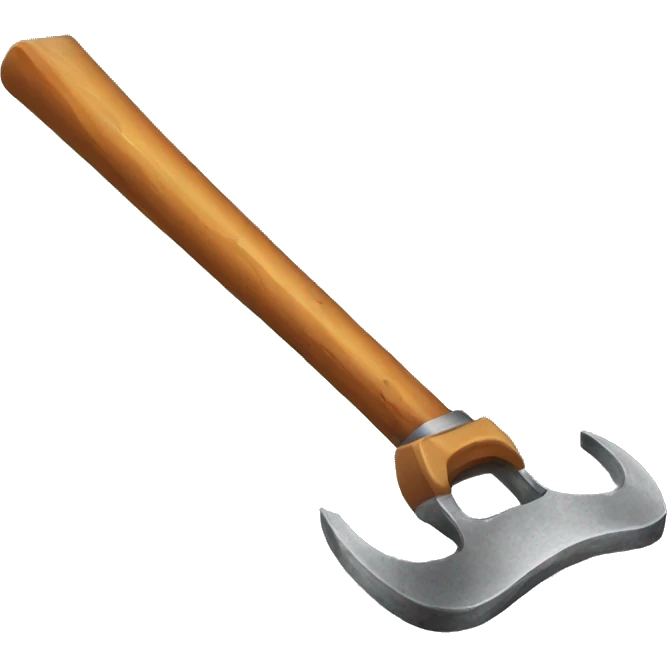 old metal crowbar emoji
