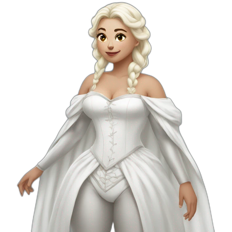 Thicc white queen emoji