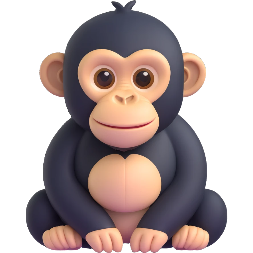chimpanzee emoji