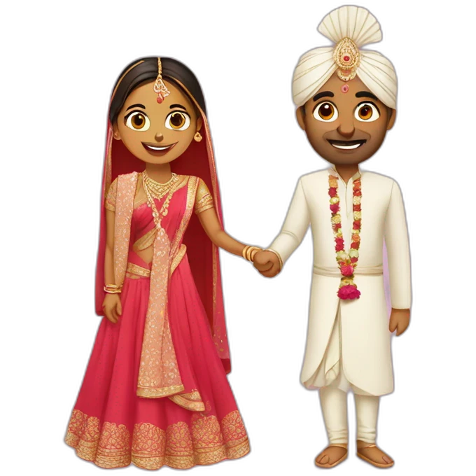 Indian wedding emoji