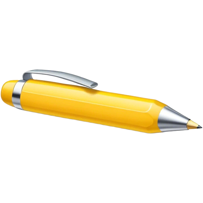 yellow pen emoji