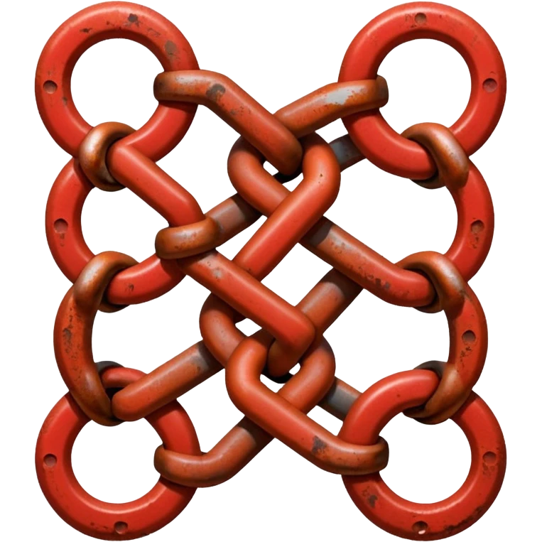 generate me a red chain link emoji