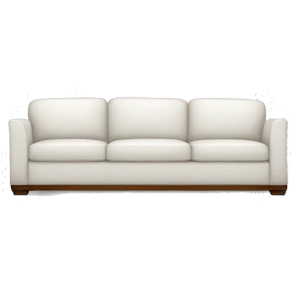 Realistic-white-modern-sofa emoji