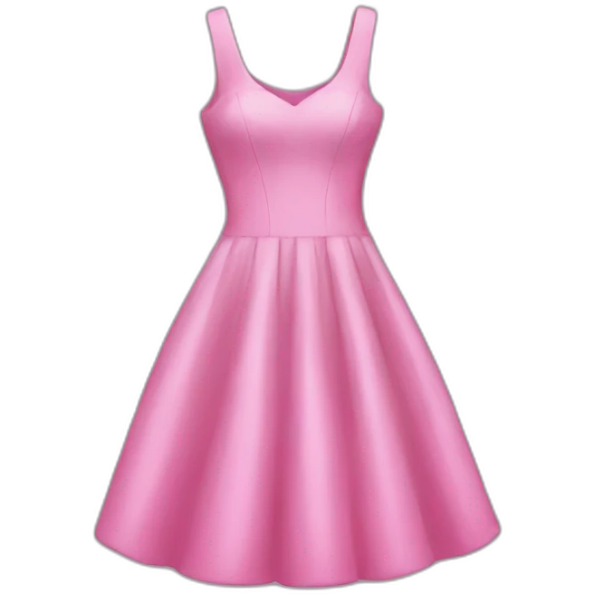 Pink dress emoji