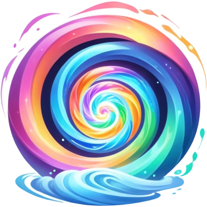 magical portal with swirling colors and mystical energy emoji