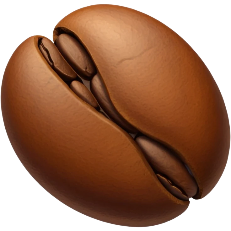 classic brown coffee bean emoji