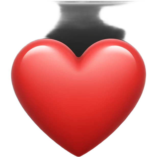 Heart black emoji