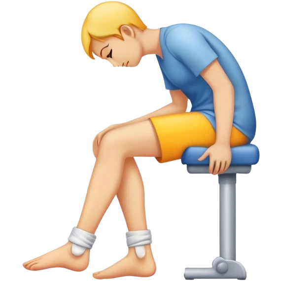 Ankle pain  emoji