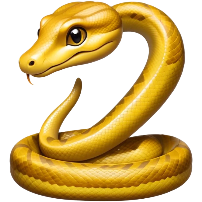 cinematic-cute-anaconda-portrait-emoji,-head-tilted-playfully-and-inquisitively,-with-a-sleek,-shimmering-body-adorned-with-detailed-scale-sriped patterns-and-round,-sparkling-eyes-full-of-wonder,-simplified-yet-irresistibly-adorable-features emoji