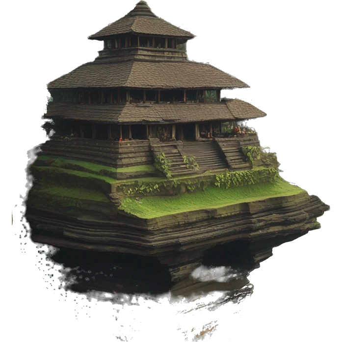 indonesian temple tanah lot emoji