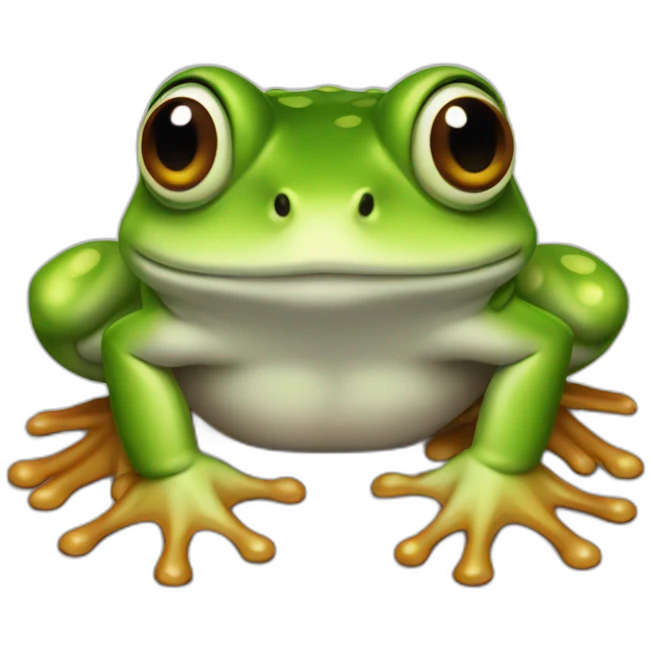 Grenouille rouge emoji