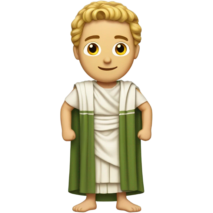 Scott McCarthy wearing a toga  emoji