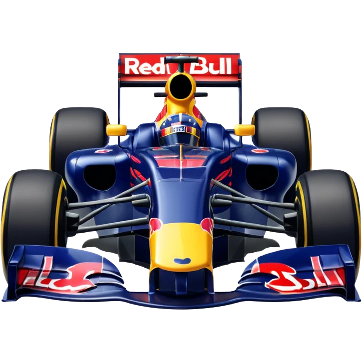a 2010 Red Bull Formula 1 car emoji