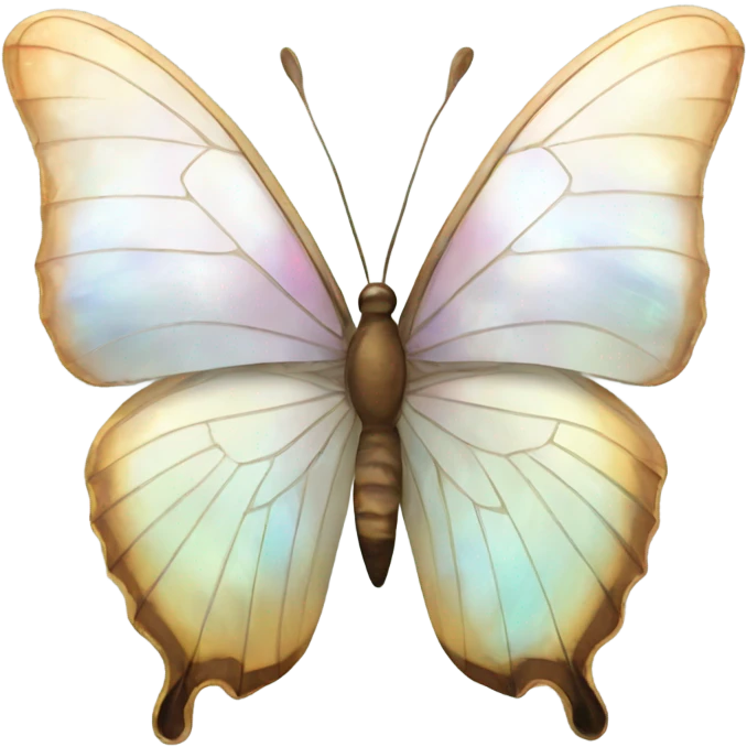 mother of pearl butterfly emoji