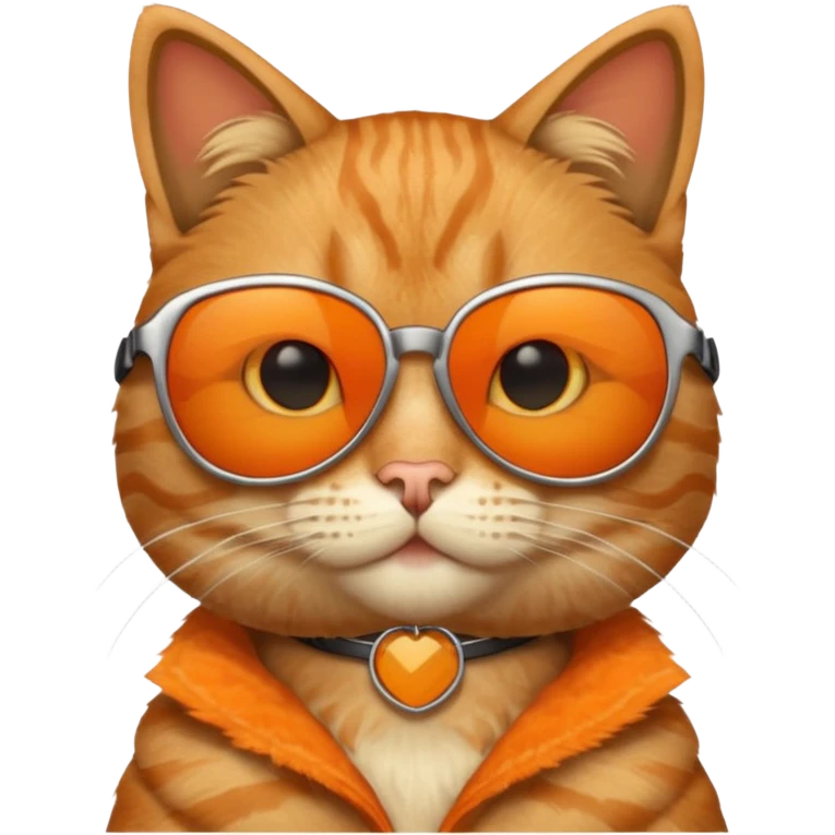 Cat wearing sunglasses emoji