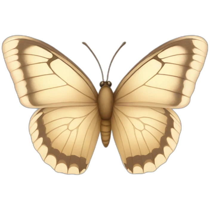 beige-butterfly emoji